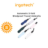 Automatic Umbrella Windproof Travel Umbrella - Wind Resistant,Small Light,Automatic, Strong, Mini, Folding and Portable