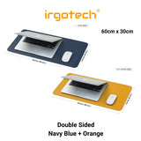 Large PU Leather Desk Pad Waterproof Desk Mat for Keyboard & Mouse , Desk Protector Cover , Desk Writing Mat