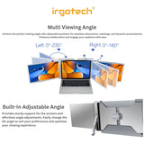 IRGOTECH Tri Screen Display Dual Portable Monitor Laptop, Extended Laptop Monitor, Triple Display Screen M1 M2 Chips