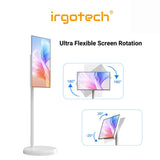 IRGOTECH 21.5'' FHD Smart Monitor with Touch Screen Standing Monitor Interactive Monitor Battery Monitor Gaming