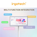 IRGOTECH 21.5'' FHD Smart Monitor with Touch Screen Standing Monitor Interactive Monitor Battery Monitor Gaming