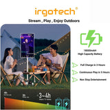 IRGOTECH 21.5'' FHD Smart Monitor with Touch Screen Standing Monitor Interactive Monitor Battery Monitor Gaming