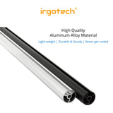 IRGOTECH Height Adjustable TV Floor Stand with Tray Aluminium Roller Wheels