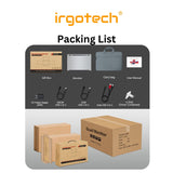 IRGOTECH 14 inch One Cable For Three Screen, Quad Screen Display Portable Monitor  M1 M2 M3 Chips MacOS