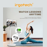 IRGOTECH 21.5'' FHD Smart Monitor with Touch Screen Standing Monitor Interactive Monitor Battery Monitor Gaming
