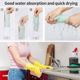 Kitchen Cloth Dish Towels, Premium Dishcloths, Super Absorbent Coral Velvet Dishtowels, Nonstick Oil Washable Fast Drying