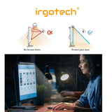 IRGOTECH Monitor Light Screenbar LED Light 33cm Computer Monitor Lamp Bar with Dimming USB Powered Monitor Screenbar Lighting Lamp