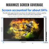 IRGOTECH 12.5" Portable Monitor 4K with Touch Screen, 100% sRGB Ultra-Slim design with HDMI and Type C Interface compatible wz laptops, smartphones