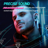 TRONER G30 Gaming Wireless Earphone TWS Earbuds Bluetooth5.0 ATS Low Latency Noise Cancellation RGB Light for PUBG, CODM