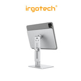 IRGOTECH Magnetic Aluminium i-Pad Stand , i-Pad Air i-Pad Pro Tablet Stand Holder Height Adjustable Angle 360