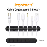 Cable Organizer Silicone USB Cable Management Cable Holder