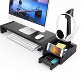 IRGOTECH 2 In 1 Headphone Stand Storage Box Removable Anti-slip Earphone Bracket ABS Durable Headset Hanger For Home Office