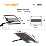 IRGOTECH M-Series Accesories Laptop Holder for Laptop Size 10-17 inch with clip or non-clip Laptop Holder