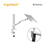 IRGOTECH M-Series Single Desk Arm Mount for Laptop 10" - 17" with Adjustable Arm