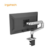 IRGOTECH Premium Single Desk Arm Mount for Computer Monitor up to 38 inch , Mechanical Spring Arm with 10 Years Warranty