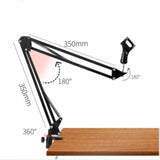 Microphone Desk Mount with MIC Clip Holder , Microphone Desk Stand , Microphone Holder