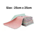 Kitchen Cloth Dish Towels, Premium Dishcloths, Super Absorbent Coral Velvet Dishtowels, Nonstick Oil Washable Fast Drying
