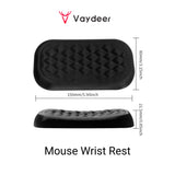 VAYDEER Keyboard and Mouse Wrist Rest Pad Set Padded Memory Foam Hand Rest Support for Office, Computer, Laptop