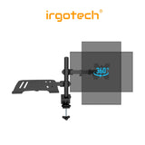 IRGOTECH O-Series Dual Monitor Arm for Monitor PC 13-27" Laptop 10-17" Monitor Desk Mount Arm