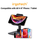 Foldable Phone Stand for Desk , Phone Holder Foldable Mobile Phone Holder,Compatible with All Smartphone/Tablet