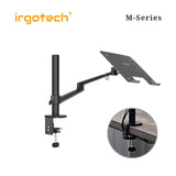 IRGOTECH M-Series Single Desk Arm Mount for Laptop 10" - 17" with Adjustable Arm