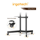 IRGOTECH TV Floor Stand for 32’’ – 72’’ LED, LCD, PLASMA OLED TV , Height Adjustable TV Floor Stand ,VESA Compatible