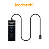 USB 3.0 High Speed Multiport Slim USB Adapter with USB 3.0 Cable, USB splitter Hub