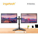 IRGOTECH O-Series Dual Monitor Table Stand for Monitor up to 32’’ , Monitor Arm, Monitor Mount