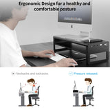 VAYDEER Monitor Stand Double Layer Aluminum with USB3.0 Computer Riser, PC Stand