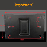 IRGOTECH Sturdy Projector Wall Mount Full Motion Retractable Universal Projector Hanger with Tray , Projector Bracket with Tray