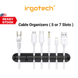 Cable Organizer Silicone USB Cable Management Cable Holder