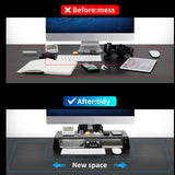 VAYDEER Monitor Stand Steel , Monitor Riser for Desk , Computer Stand , Desk Organizer , Laptop Stand