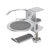 IRGOTECH Headphone Stand & Desk Cup Holder 2 in 1 , Headset Holder Hook Hanger Clamp Mount with Mug Cup Stand