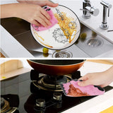 Kitchen Cloth Dish Towels, Premium Dishcloths, Super Absorbent Coral Velvet Dishtowels, Nonstick Oil Washable Fast Drying