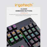 Retro Design 104 Key Mechanical Gaming Keyboard, Blue Switch , Black Switch , Brown Switch