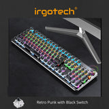 Retro Design 104 Key Mechanical Gaming Keyboard, Blue Switch , Black Switch , Brown Switch