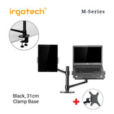 IRGOTECH M-Series Tablet and Laptop Stand with Inter-exchangeable Monitor Vesa Bracket and Adjustable Arm