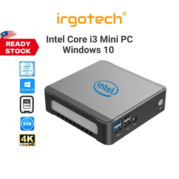 TBB Mini PC CPU i3 Win10 pro 8GB RAM SSD 128G Bluetooth 4.2 Wifi 5 802.11ac Dual HDMi DP Type C 4K Display Mini Computer
