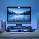 VAYDEER Monitor Stand Steel , Monitor Riser for Desk , Computer Stand , Desk Organizer , Laptop Stand