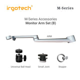 IRGOTECH M-Series Accessories Arm Set B with Universal Ball Head and Small Joint for DSLR Camera Phone Holder Tablet Holder and Ring Light