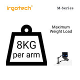 IRGOTECH M-Series Monitor Adjustable Arm with Stopper Lock and Arm Joint for Monitor and Laptop
