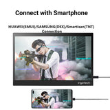 IRGOTECH 13.3 inch Portable Monitor Touch Screen FHD IPS Panel Type C HDMI Interface with 100% sRGB color gamut