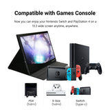 IRGOTECH 13.3 inch Portable Monitor Touch Screen FHD IPS Panel Type C HDMI Interface with 100% sRGB color gamut