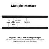 IRGOTECH 13.3 inch Portable Monitor Touch Screen FHD IPS Panel Type C HDMI Interface with 100% sRGB color gamut