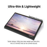 IRGOTECH 13.3 inch Portable Monitor Touch Screen FHD IPS Panel Type C HDMI Interface with 100% sRGB color gamut