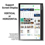 IRGOTECH 13.3 inch Portable Monitor Touch Screen FHD IPS Panel Type C HDMI Interface with 100% sRGB color gamut
