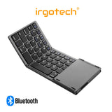 Foldable Bluetooth Keyboard QWERTY Touchpad USB Charging Wireless Phone Tablet, Mini Keyboard Touchpad