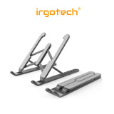 Laptop Stand, Foldable Portable Desktop Computer Laptop Stand, 6-Level Angle Adjustable Height Laptop Mount