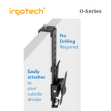 Cubicle Monitor Mount for Computer Monitor up to 32'', Partition Monitor Mount, Monitor Arm