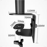 IRGOTECH O-Series Quad Computer Monitor Desk Mount, Monitor Stand fits Four screens up to 27’’